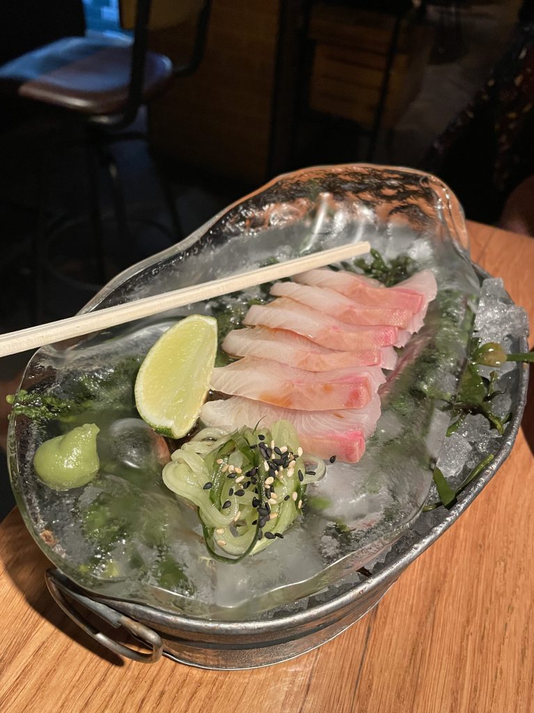 Zwaardvis sashimi