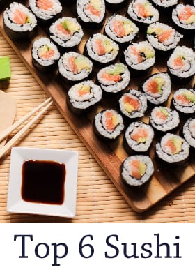 Beste Top 6 Sushi Restaurants van Amsterdam